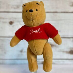 DISNEY WINNIE THE POOH Plush Stuffed Animal Moveable Arms & Legs